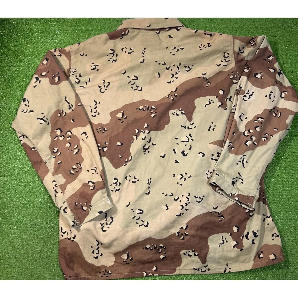 USGI Combat Coat Chocolate Chip Desert 6-Color Size: XL - Reg - EUC / 80s VTG
